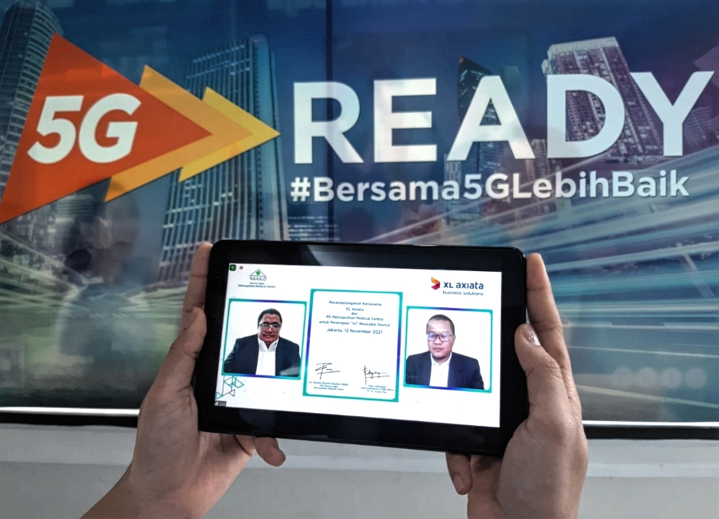Kerjasama XL Axiata dan Rumah Sakit Metropolitan Medical Centre (RS MMC)  Penerapan “IoT Wearable Device” untuk Pantau Kebugaran Secara Cepat dan Tepat