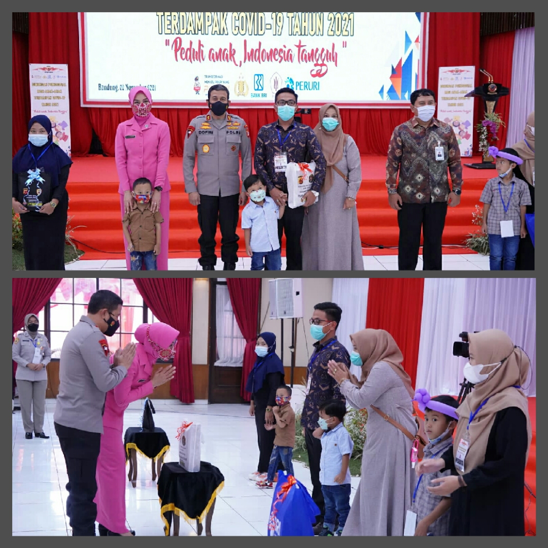 Kapolda Jabar Hadiri Kegiatan Pelayanan Psikologi Terhadap Anak Terdampak Covid-19 Serentak Seluruh Polda Secara Virtual