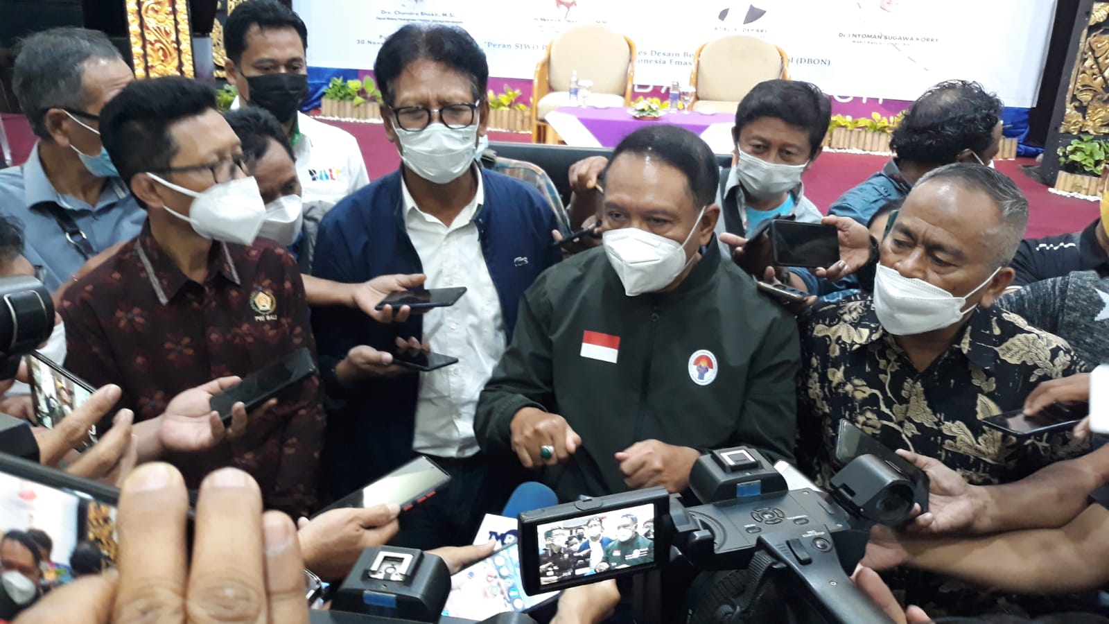 Zainudin Amali, Kemenpora : Program Desain Besar Olah Raga Nasional, Peranan Media Sangat diperlukan agar Masyarakat bisa memahami  komponen yang terkandun dalam DBON
