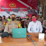 Kapolres Gianyar zoom meeting dengan Kapolri.