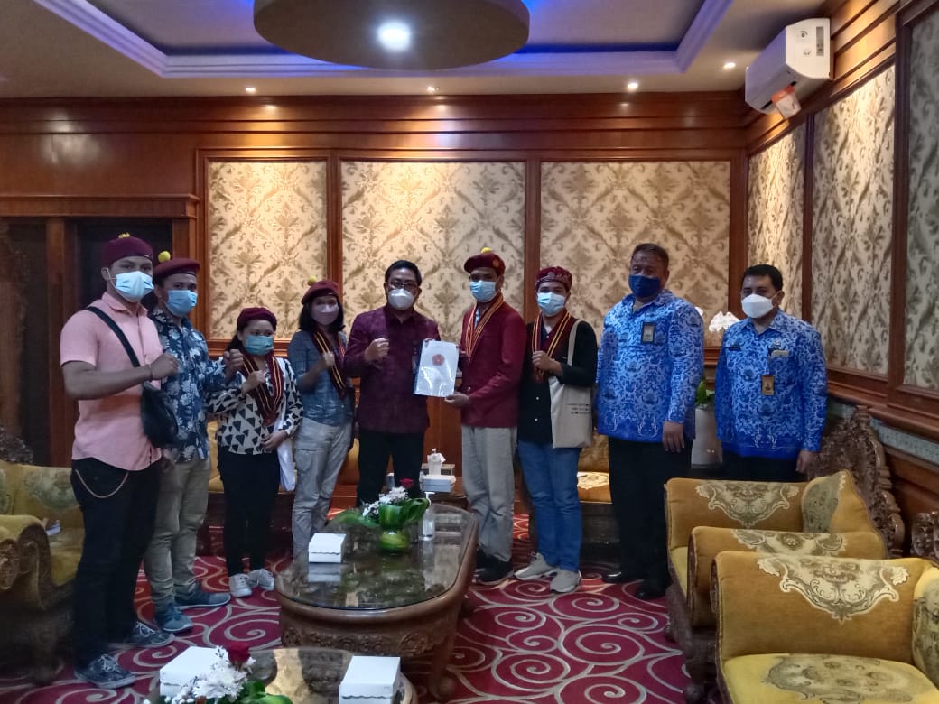 Wakil Walikota Arya Wibawa Terima Audiensi PMKRI Denpasar