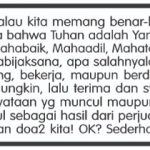 Renungan  JOGER