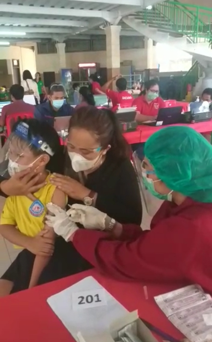Lampaui Target, Vaksinasi Covid-19 Untuk Anak 6-11 Tahun di Kota Denpasar Tembus 69. 391 Orang