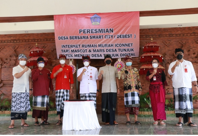 Bupati Tabanan Resmikan Desa Tunjuk Menjadi Desa Digital Menuju Desa Presisi