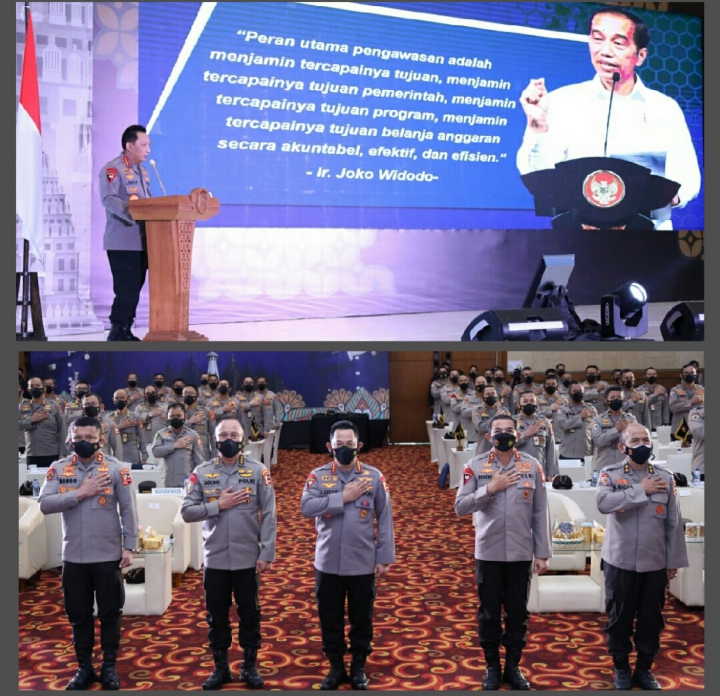 Kapolri Tekankan Itwasum Polri Harus Jadi Wasit Tegas Yang Tak Ragu Keluarkan Kartu Merah