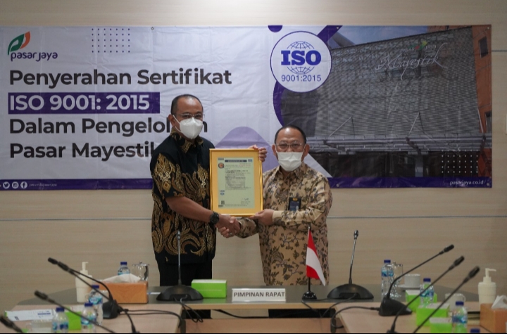 Pasar Mayestik Berhasil Menjadi Pasar Pertama Bersertifikat ISO 9001 2015
