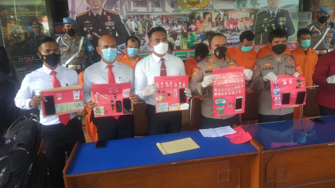 Sat Narkoba Polres Gianyar, Tangkap Jaringan Pengedar Narkoba di Gianyar.