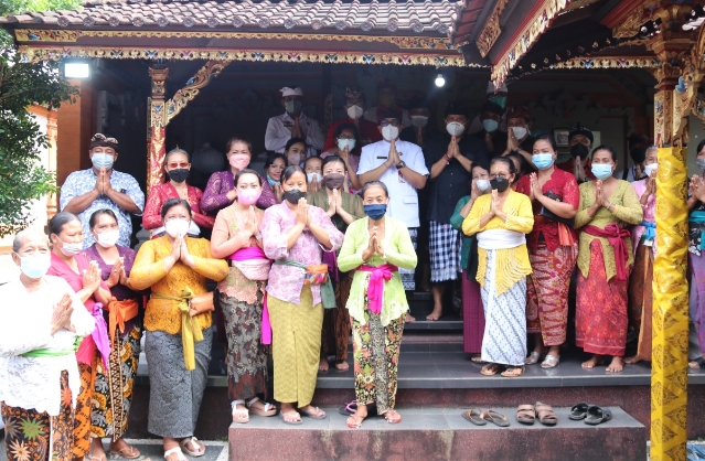 Bupati Tabanan Apresiasi Pitra Yadnya di Griya Daha Bedha; Ingatkan Masyarakat Tetap Patuhi Prokes