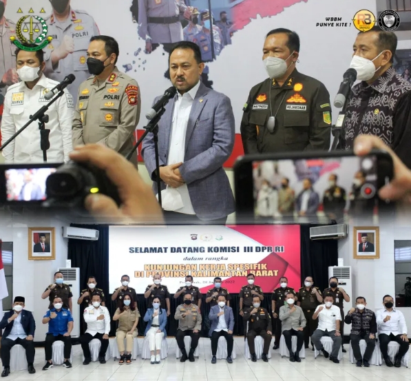 Kunjungan Kerja Spesifik Komisi III DPR RI  di  Provinsi Kalimantan Barat