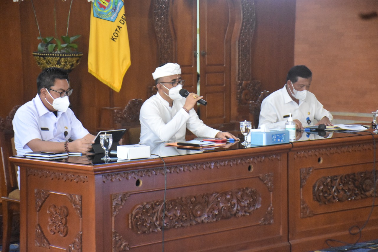 Perayaan Hut Kota Denpasar Ke-234 Tahun.Secara Sederhana. Kegiatan Lebih Banyak Diarahkan Kegiatan Sosial dan Penanganan Covid-19