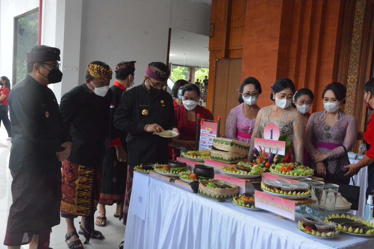 Lomba Olahan Pangan Beragam dan Berimbang, Warnai Puncak HUT Kota Denpasar.
