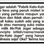 Renungan  JOGER