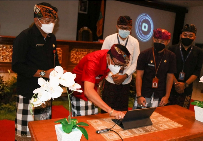 Digitalisasi Pengadaan Barang Dan Jasa, Pemkab Tabanan Launching Mbizmarket
