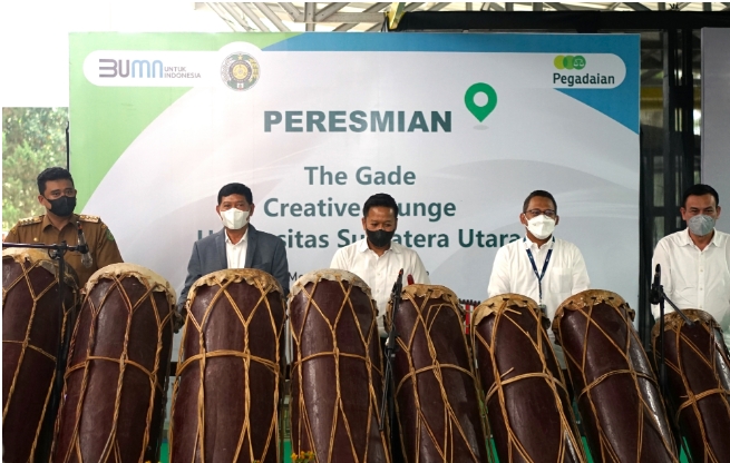 Pegadaian Dorong Milenial USU Medan Manfaatkan The Gade Creative Lounge untuk Menjadi Enterpreneur