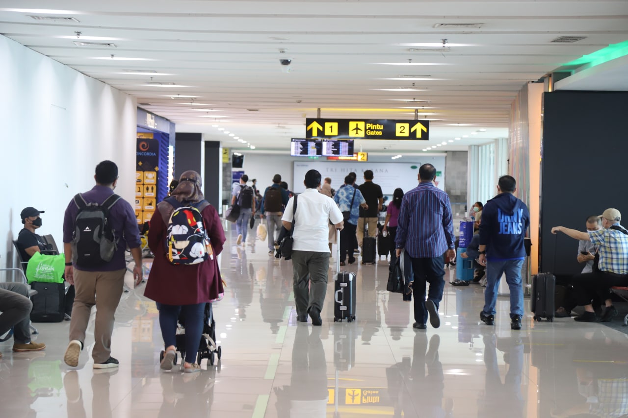 Statistik Lalu Lintas Udara Bandara Internasional I Gusti Ngurah Rai – Bali, Bulan Februari 2022 Naik 148 % Dibanding Tahun Sebelumnya