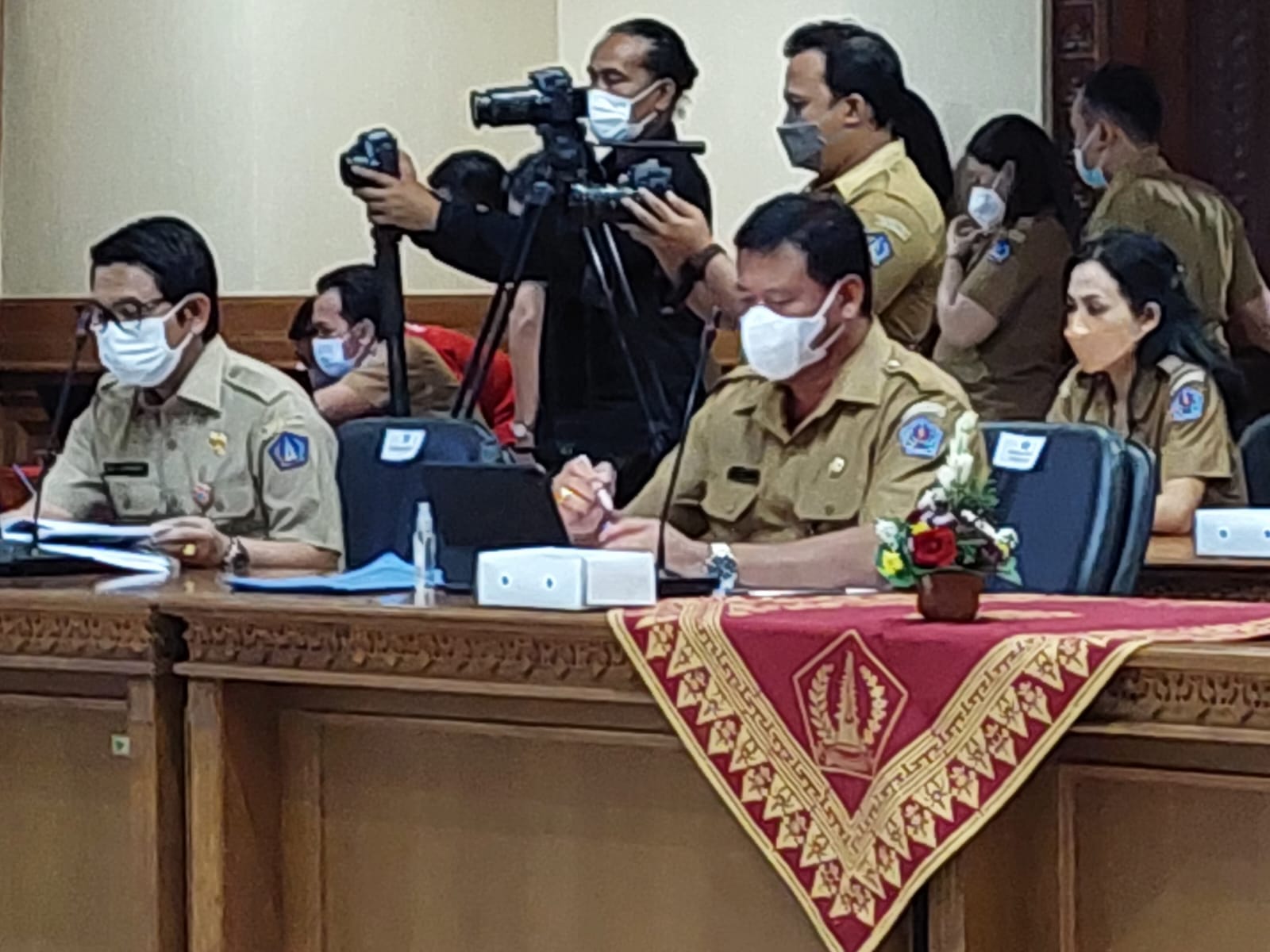 Sekda Alit Wiradana Hadiri Rakor Tematik Pemberantasan Korupsi Terintegrasi. MCP Denpasar Raih Peringkat 2 Nasional Level Pemerintah Kota.