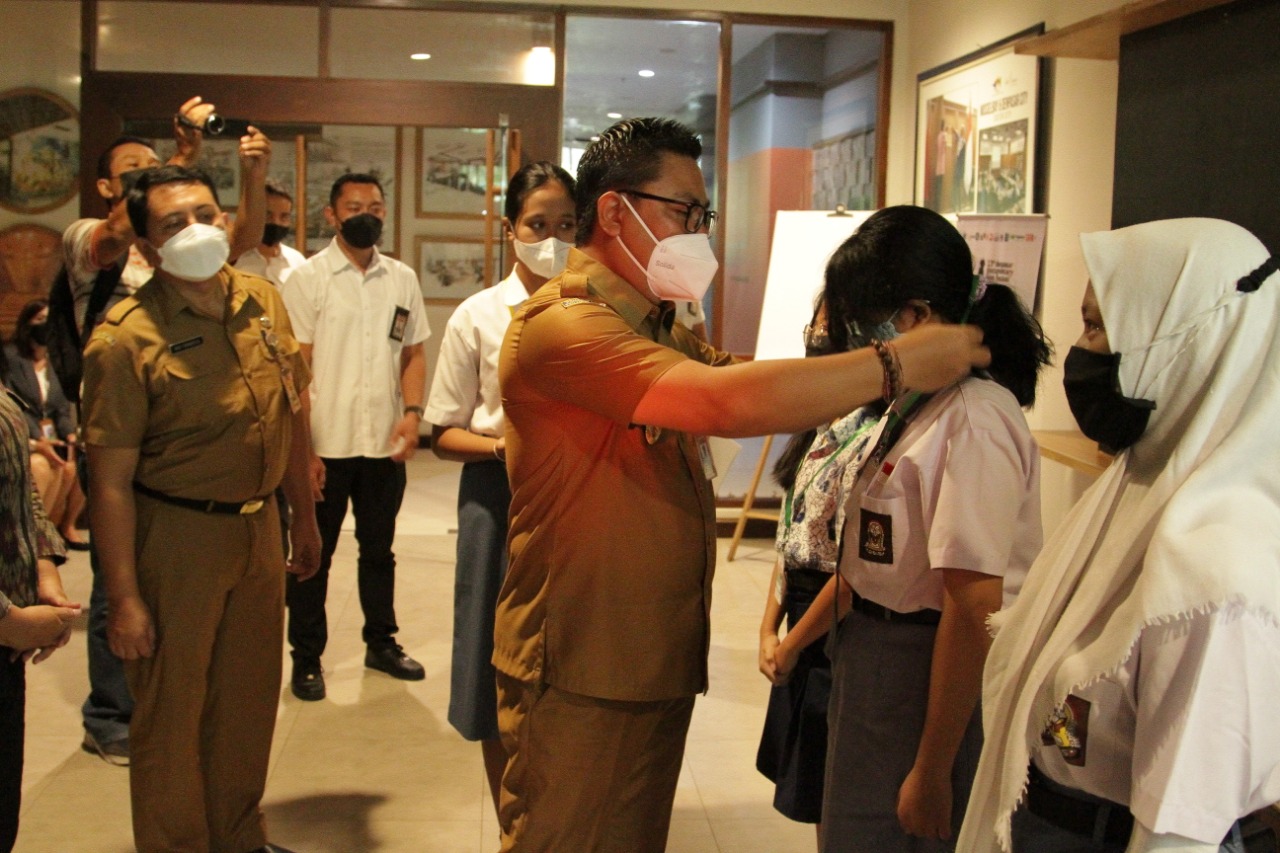 Wawali Arya Wibawa Buka Pelatihan Produksi Film Dokumenter Bagi Pelajar.