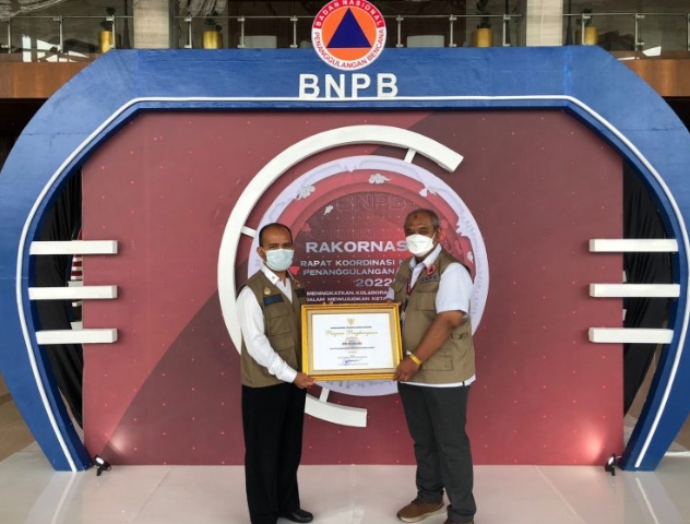 Aktif Dalam Wujudkan Ketangguhan Bangsa Hadapi Bencana, BPBD Provinsi Bali Raih Penghargaan dari BNPB