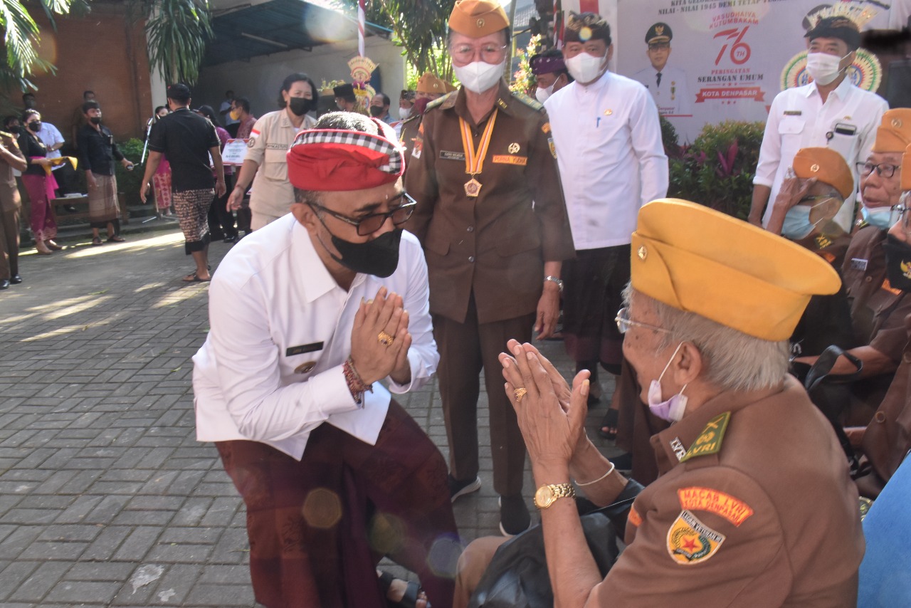 Peringatan Serangan Umum Kota Denpasar Ke-76 Tahun 2022.Jaya Negara Ajak Generasi Muda Warisi Semangat Perjuangan Para Pahlawan.