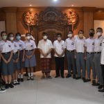 Harapkan Bisa Lolos Tingkat Nasional.Wali Kota Jaya Negara Terima Calon Paskibraka Denpasar