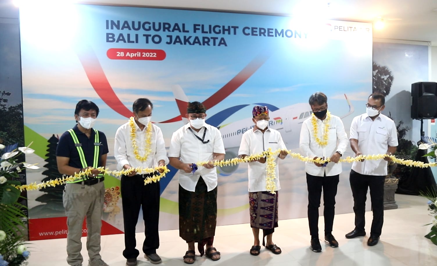 Tambah Statistik Penerbangan Domestik, Pelita Air Terbang Perdana di Bandara Internasional I Gusti Ngurah Rai – Bali