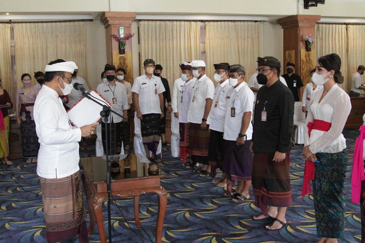 Upaya Turunkan Angka Stunting , Walikota Jaya Negara Lantik TPPS Se-Kota Denpasar