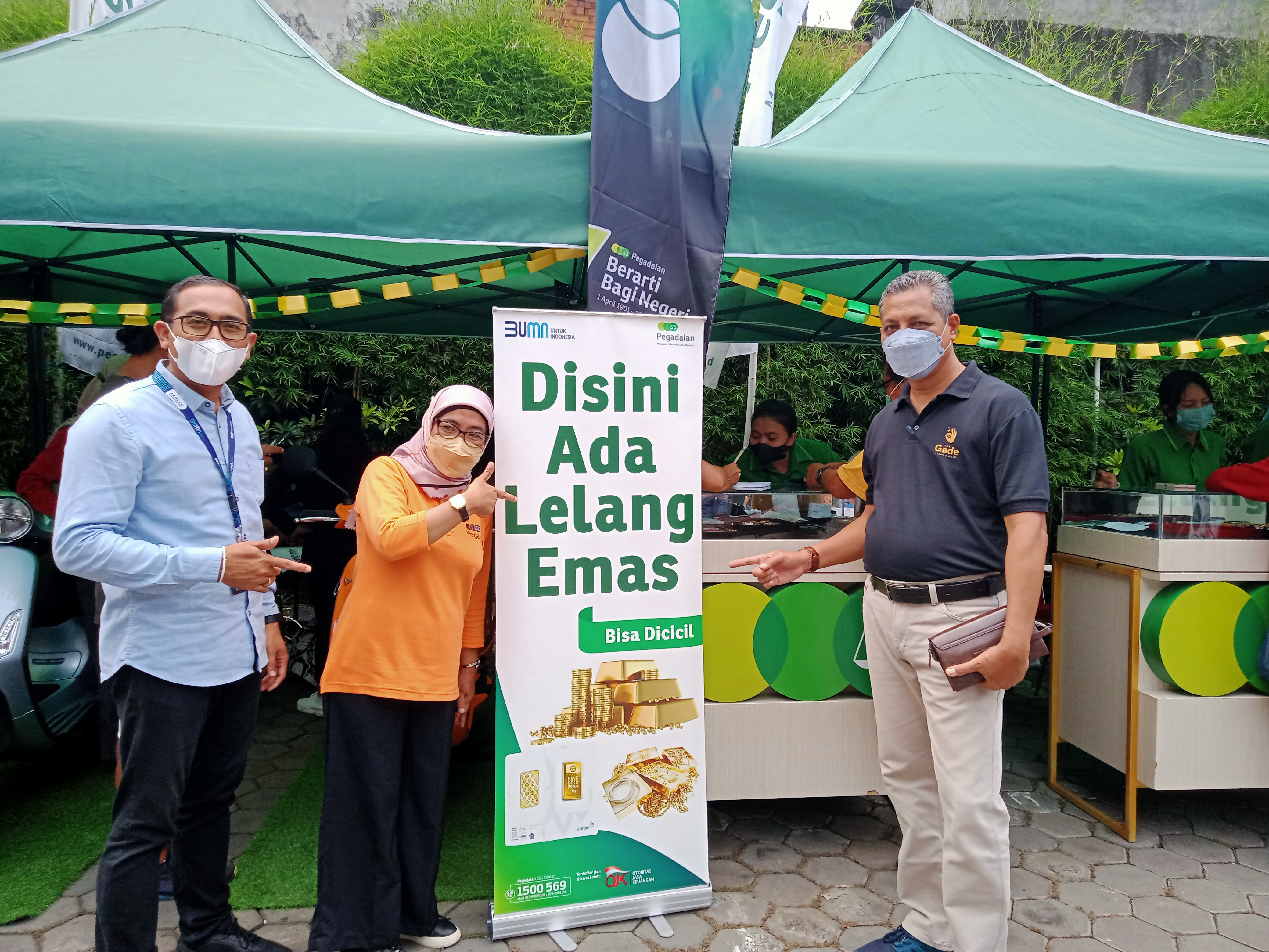 Kanwil VII PT Pegadaian Denpasar Bali Gelar Bazar Emas dan Kuliner Ramadhan 1443 H