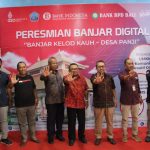 Trisno Nugroho Kepala BI Propinsi Bali,  Resmikan  Banjar Kelod Kauh ,Desa Panji Jadi Banjar digital 