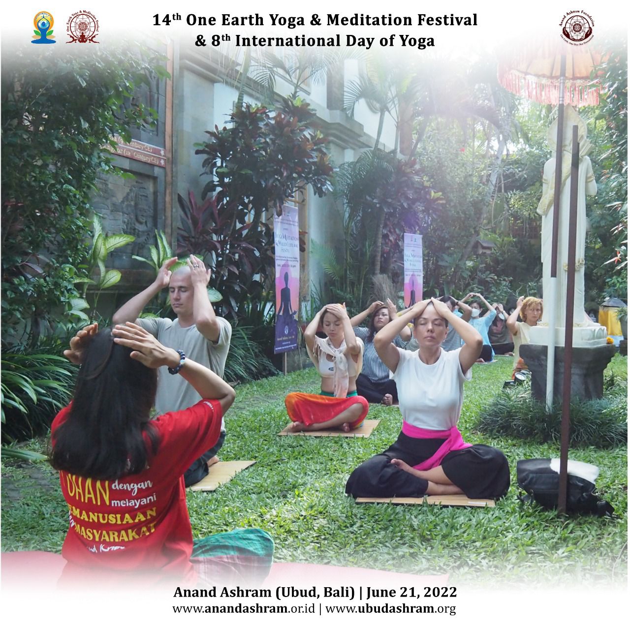 Perayaan  International  Day  Of  Yoga  2022 di  Anand   Ashram  Ubud Mengapresiasi Perbedaan, Merawat Kebhinnekaan