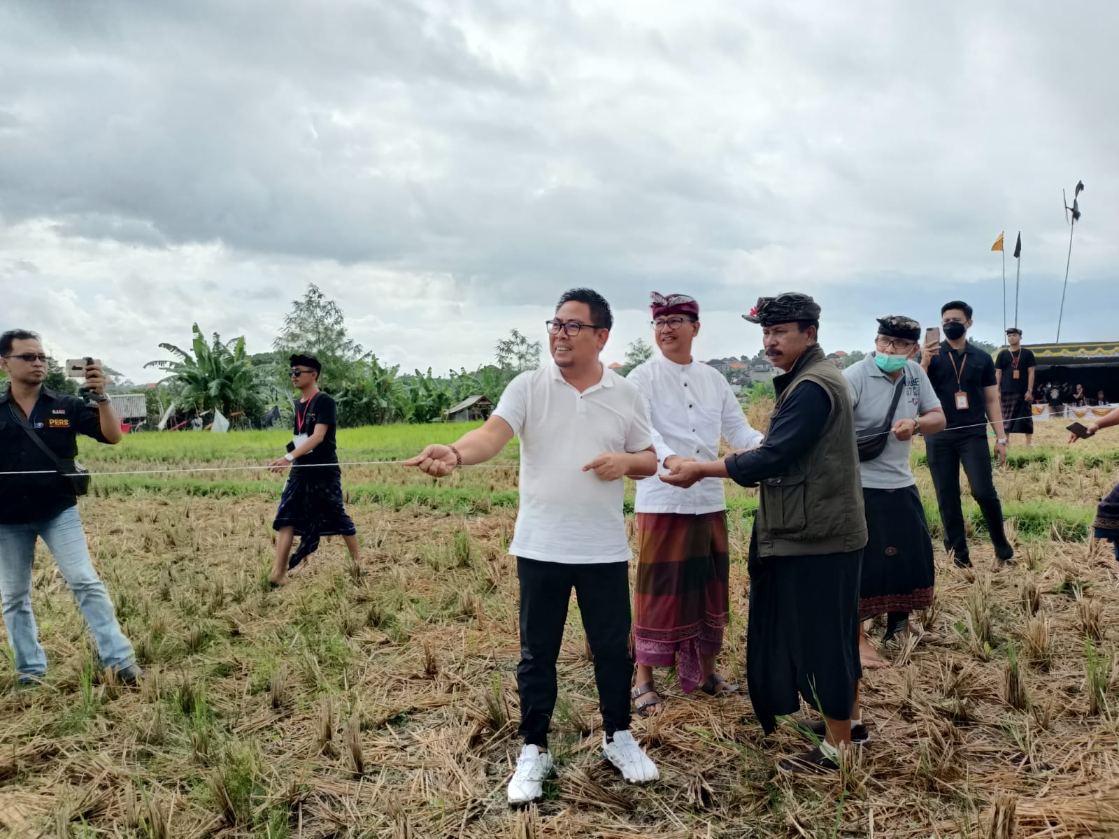 Wawali Arya Wibawa Buka ST BMS Kite Festival.