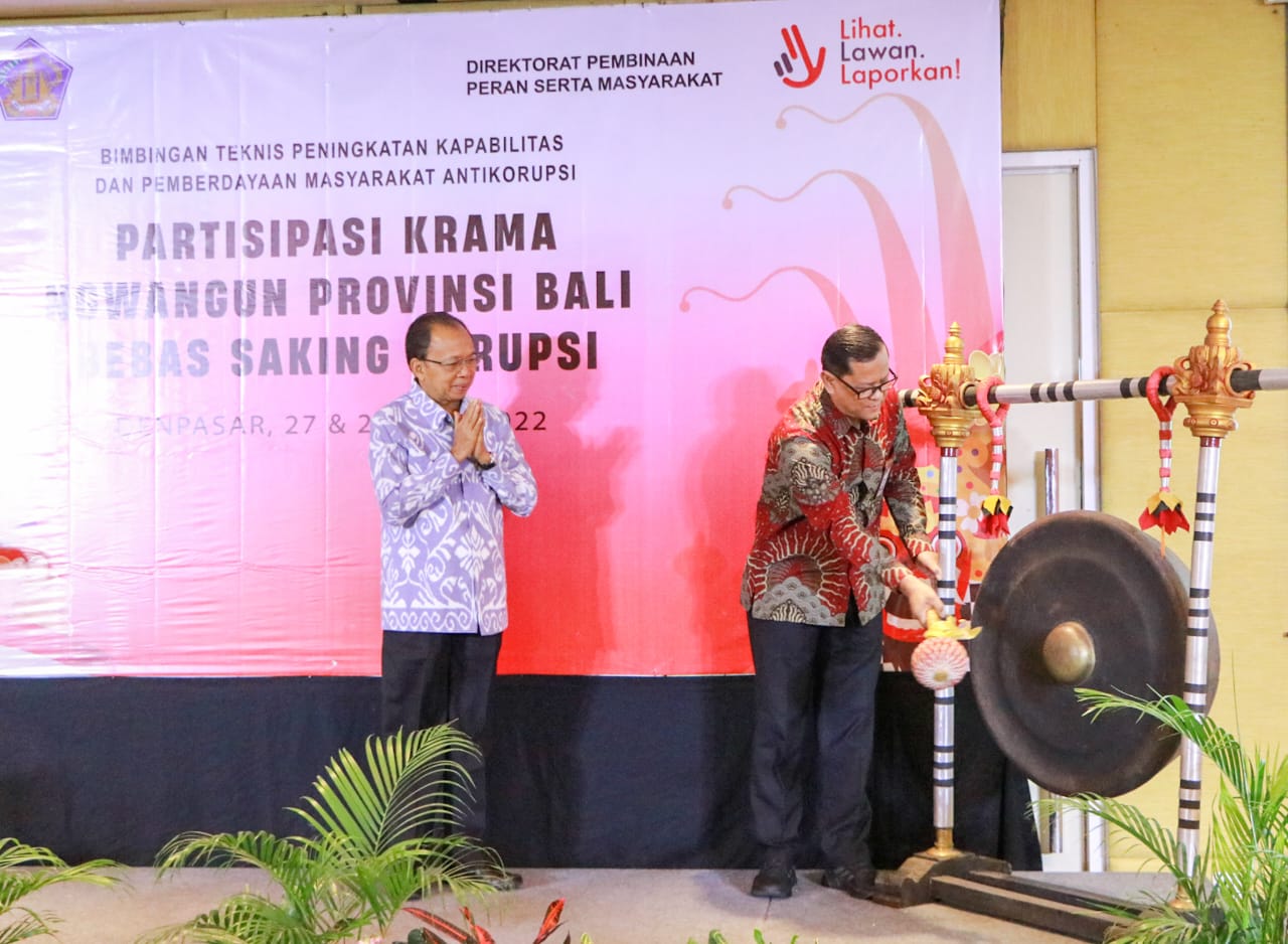 KPK dan Gubernur Wayan Koster Bersinergi Tingkatkan , Pendidikan Anti Korupsi di Bali Melalui Kekuatan Desa Ada
