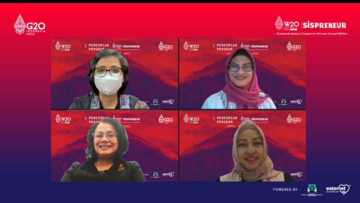 W20 Resmikan “W20 Sispreneur” Sebagai Aksi Nyata untuk Para UMKM Perempuan Indonesia Go Digital dan Go Global