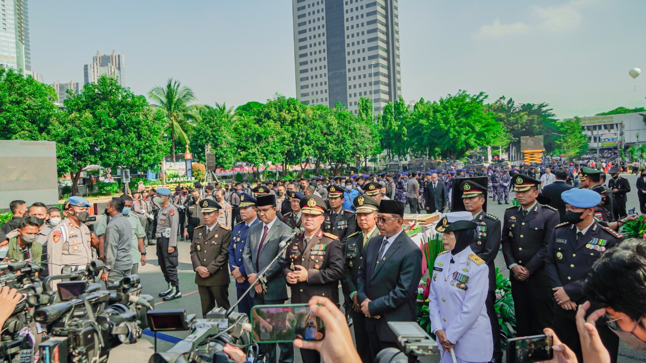 Kapolda Metro Jaya Pimpin Upacara dan Syukuran Secara Virtual di Hari Jadi Bhayangkara Ke-76