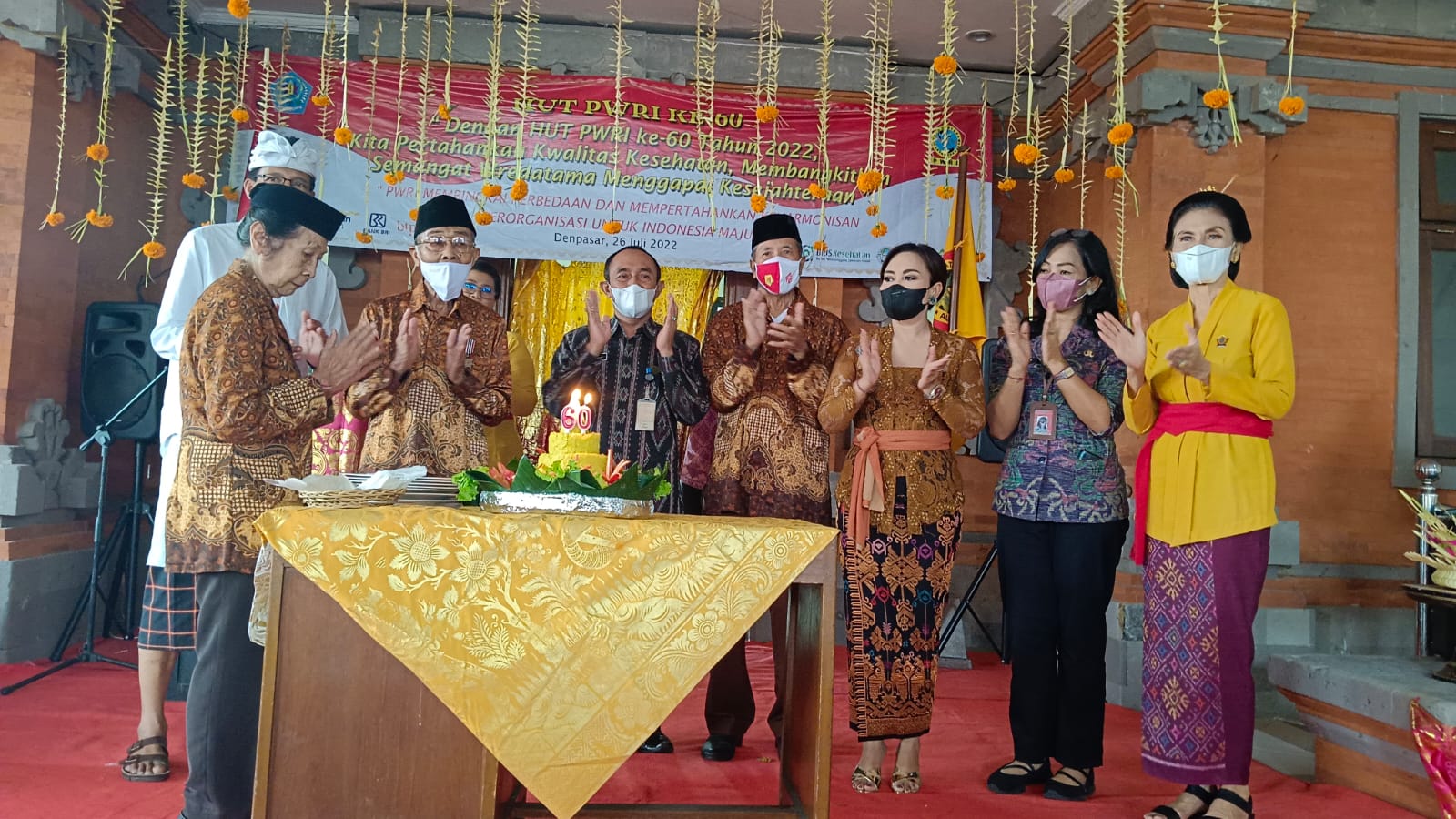 Rayakan HUT Ke-60 Tahun PWRI Siap Berpartisipasi Pembangunan Di  Denpasar