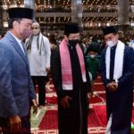 Presiden Jokowi Tunaikan Salat Iduladha 1443 H di Masjid Istiqlal