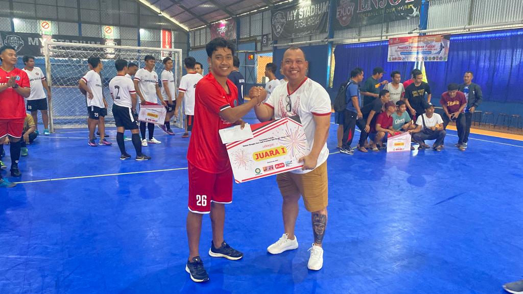 Serangkaian Hut Pemprov Bali Ke-56. Pemkot Denpasar Raih Juara 1 Cabang Futsal