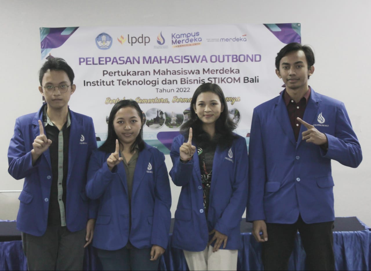 ITB STIKOM Bali Lepas Empat Peserta Pertukaran Mahasiswa Merdeka