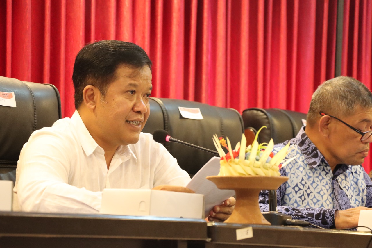 Bupati Bangli Pimpin  Rapat  Monitoring   Evaluasi  Tindak  Lanjut  Rekomendasi  Pencegahan   Korupsi dan Perbaikan  Tata  Kelola  Pemerintah  Kab.  Bangli  Triwulan II tahun 2022