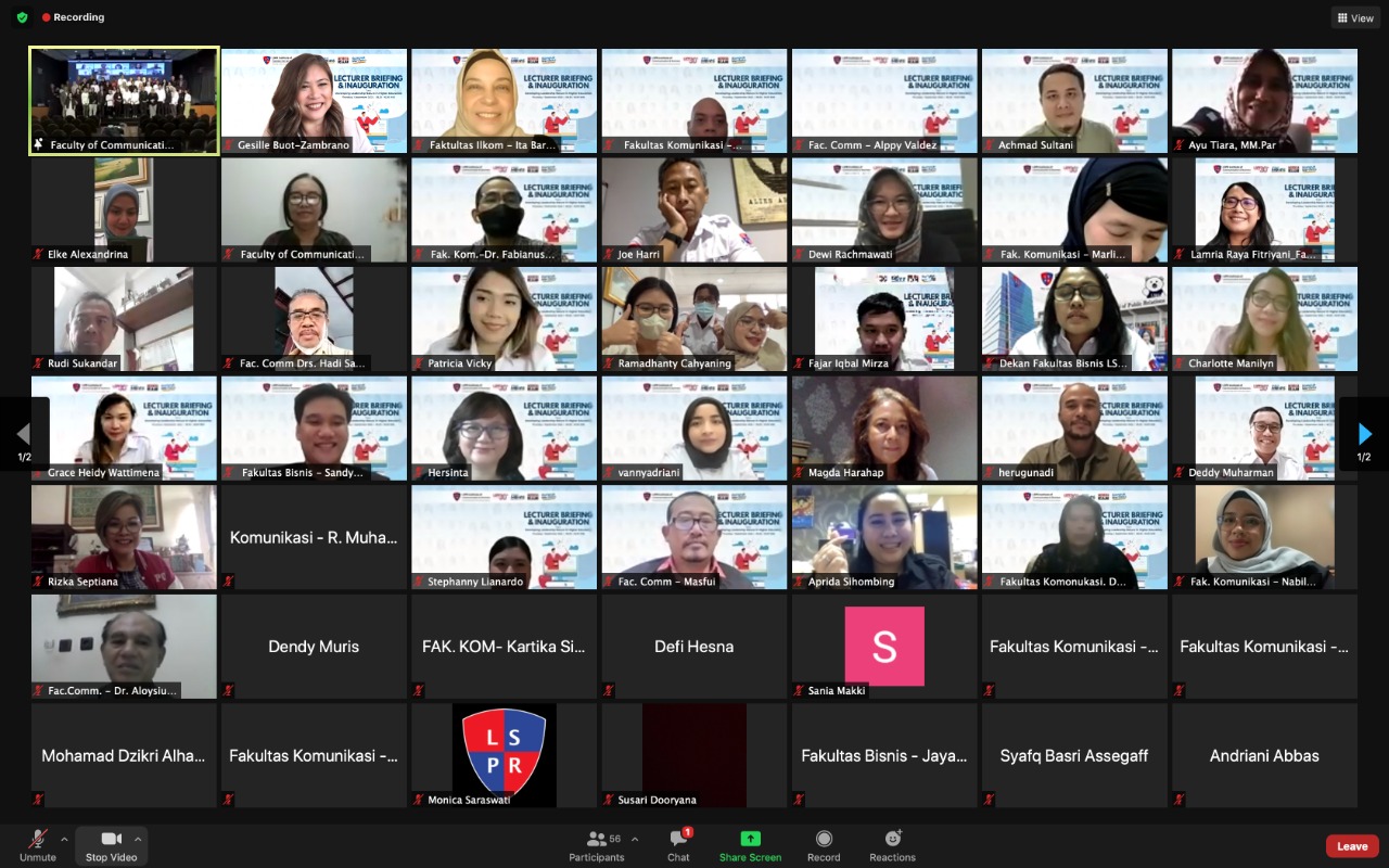 Institut Komunikasi dan Bisnis LSPR, Kembali Mengangkat Adjunct Profesor