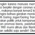 Renungan  JOGER