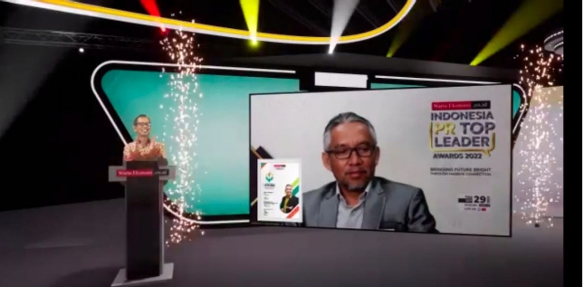 Humas Pegadaian Raih Top PR Leader Awards 2022