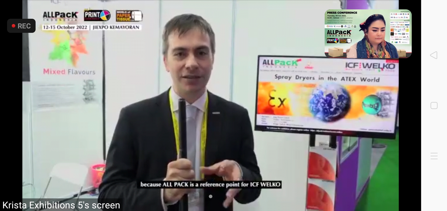 Krista Exhibitions  Gelar  Tiga  Pameran Teknologi  Pengemasan, Percetakan dan Kertas  pada  12-15 Oktober  2022  di JI Expo Kemayoran  