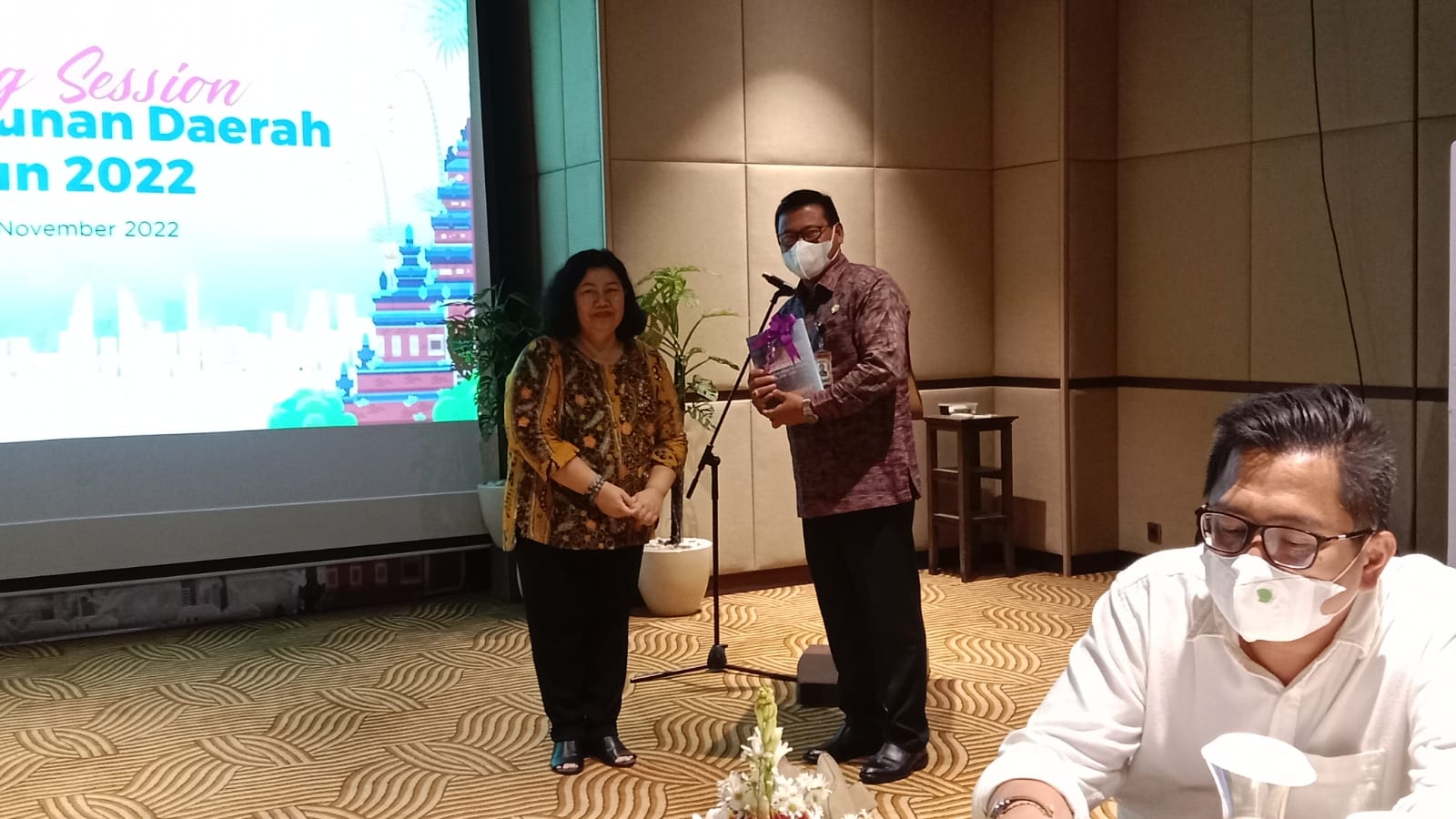 Sekda IB Alit Wiradana Hadiri Sharing Session Pembangunan Daerah 2022.
