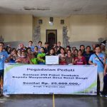 Deputy Operasional PT Pegadaian Kanwil VII Denpasar Beta Vektor Riski : Pegadaian Peduli  bisa mengurangi beban ekonomi masyarakat / nasabah dalam memutus rantai pandemi Covid-19,”