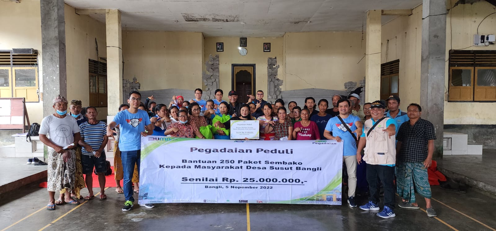 Deputy Operasional PT Pegadaian Kanwil VII Denpasar Beta Vektor Riski : Pegadaian Peduli  bisa mengurangi beban ekonomi masyarakat / nasabah dalam memutus rantai pandemi Covid-19,”