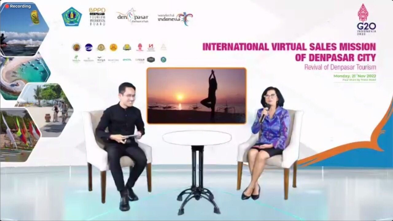 Dukung Pemulihan Pariwisata Pasca Pandemi, Pemkot Denpasar Gelar Virtual Sales Mission