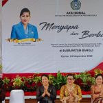 Menyapa dan Berbagi, Sariasih Sedana Arta Dampingi Putri Koster Dalam Aksi Sosial di Bangli