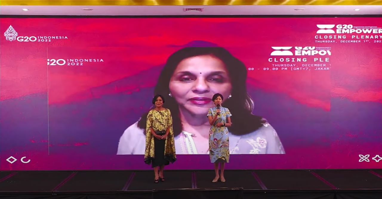 Pleno Penutupan G20 EMPOWER, Dorong India Tetap Fokus Pada Solusi Isu Pemberdayaan Perempuan