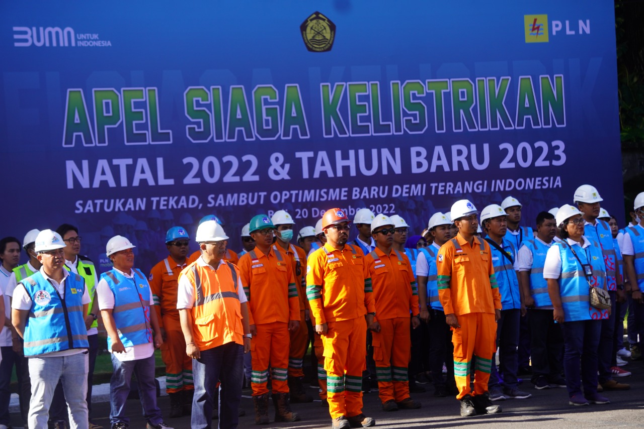 Gelar Apel Siaga Nataru, PLN Siap Pasok Listrik Andal dan Petugas yang Siaga Layani Pelanggan