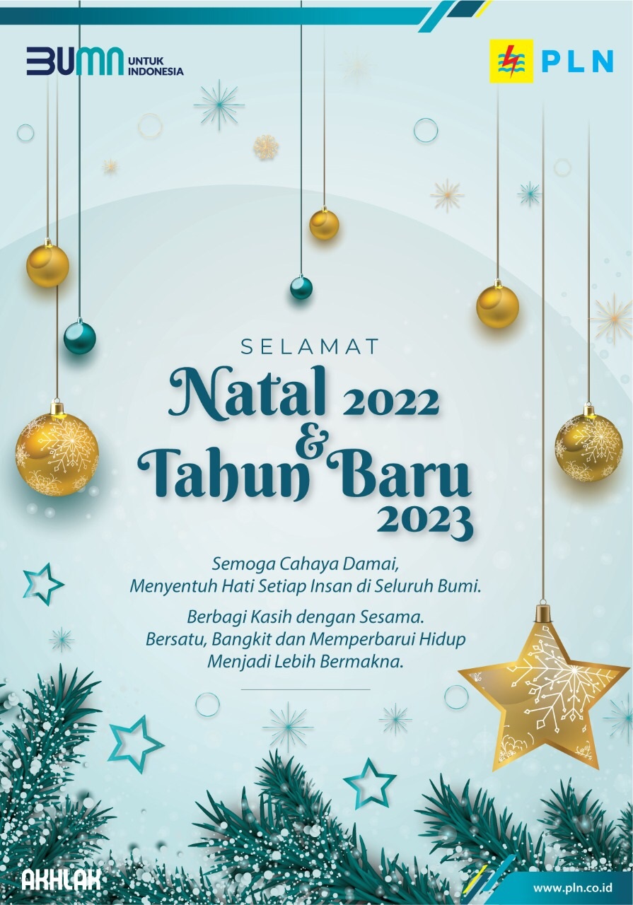 PLN UID Bali Mengucapkan Selamat Natal 2022 & Tahun Baru 2023